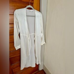Fleur du Mal Silk Robe- Size S